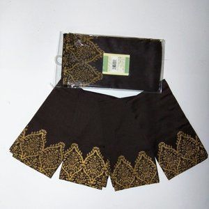 Napkins (NEW) - SET of 8 - Gold & Brown!